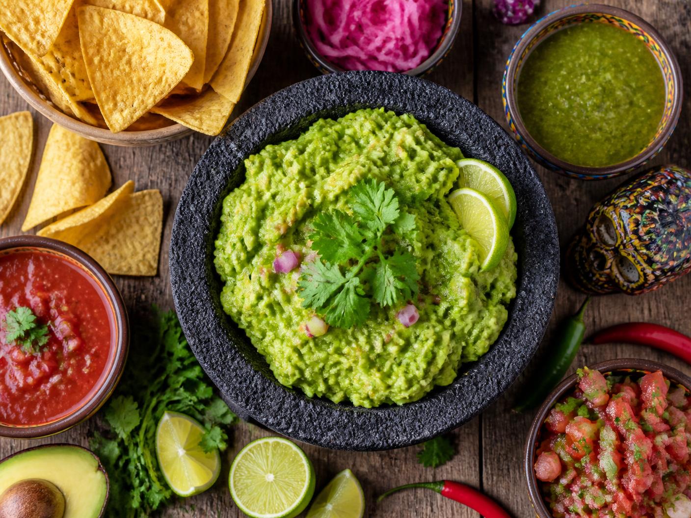 Corn Chips & Guacamole at Cancun Eats, Mexican restaurant in Blenheim